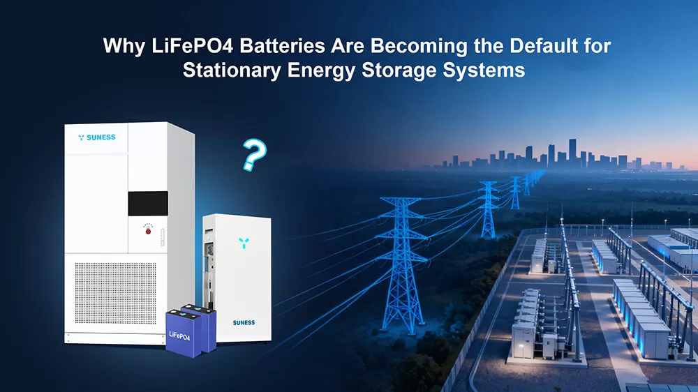 Why LiFePO4 Batteries Are Becoming the Default for Stationary Energy Storage Systems