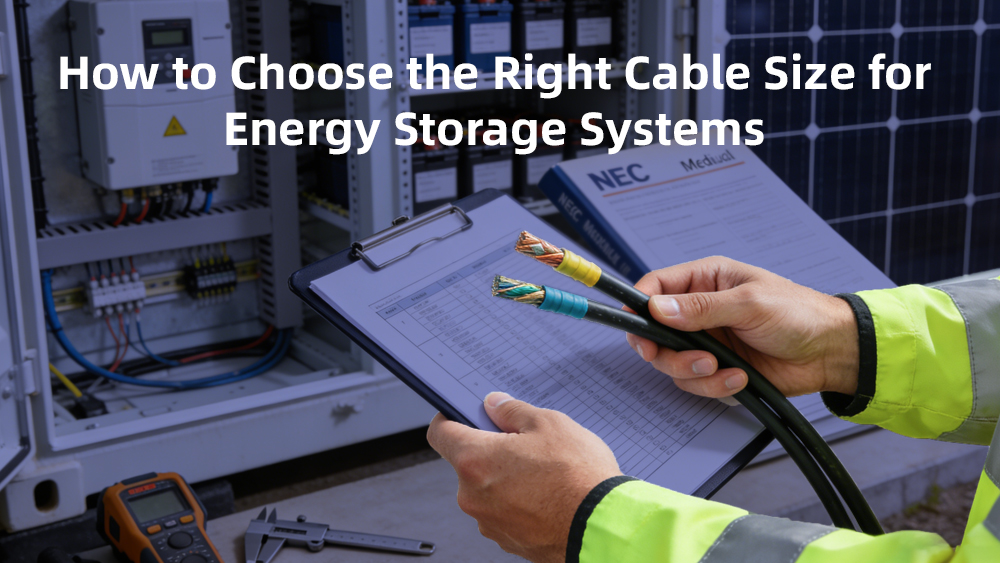 How to Choose the Right Cable Size for Energy Storage Systems