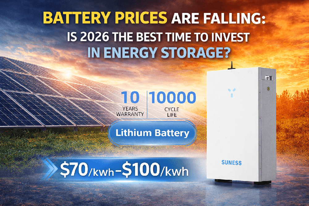 Battery Prices Are Falling: Is 2026 the Best Time to Invest in Energy Storage?