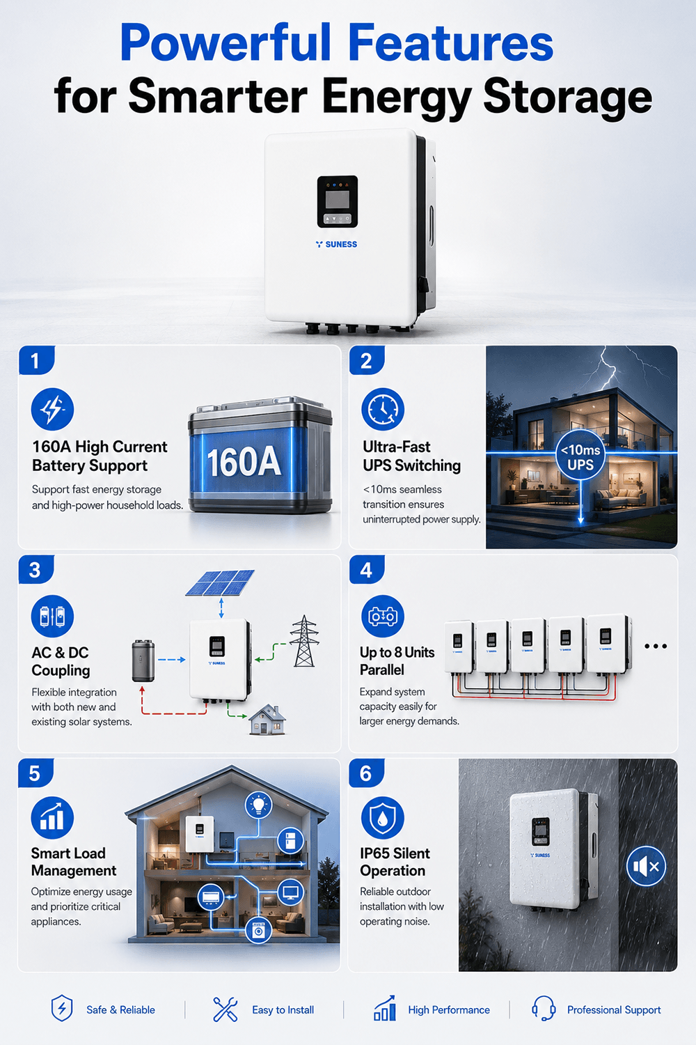 EH-8KL1 8KW| single phase |hybrid Inverter