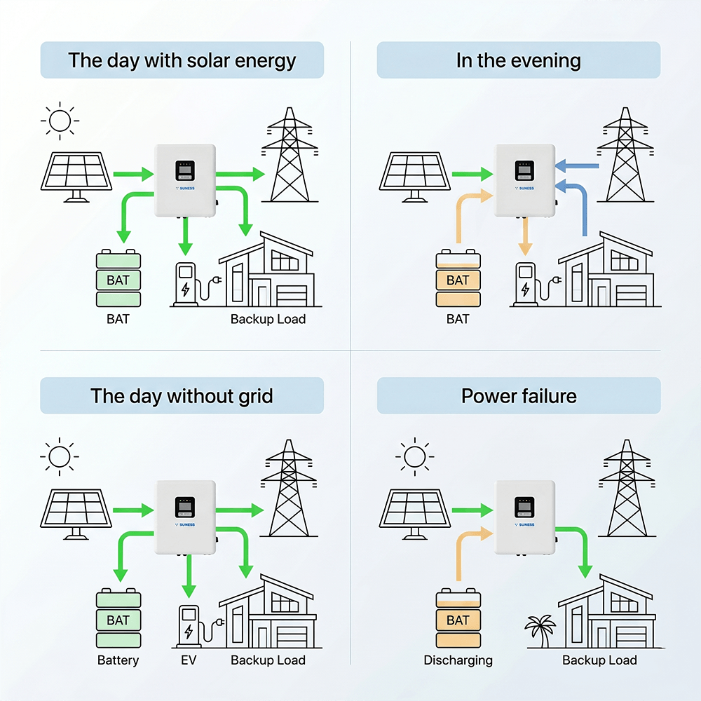 EH-8KL1 8KW| single phase |hybrid Inverter