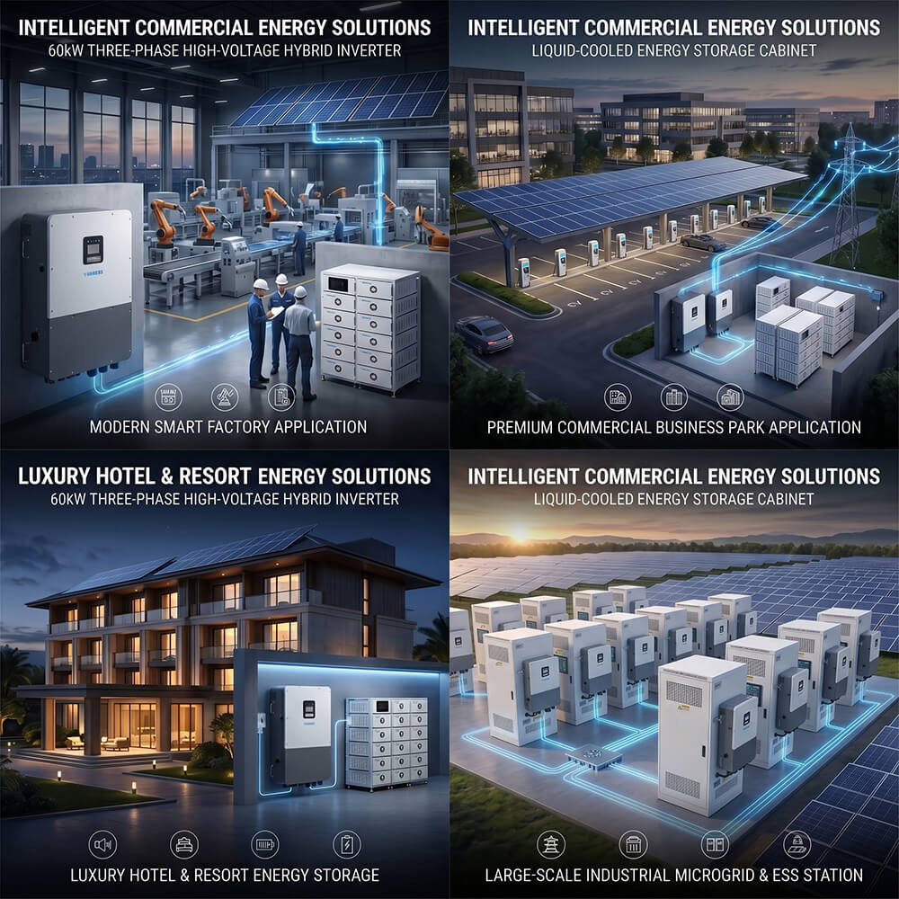EH-60KL3 60KW| Three-phase |hybrid Inverter