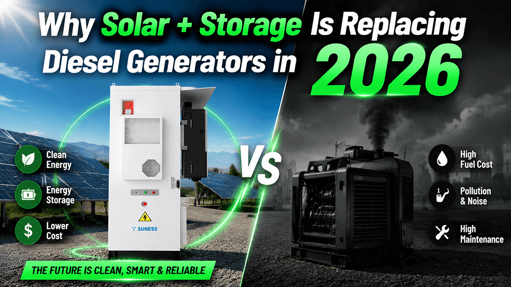 Why Solar + Storage Is Replacing Diesel Generators in 2026