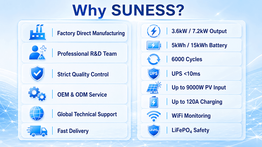 SUN7.2U-15-US 7.2kW | 15kWh | 120(L1/N, L2/N) 240Vac(L1/L2)