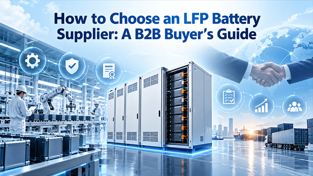 How to Choose an LFP Battery Supplier: A B2B Buyer's Guide